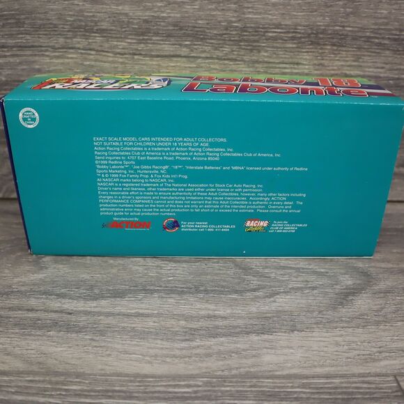 Bobby Labonte "BANK" #18 Interstate Batteries / Nascar Racers 1999 1/24 Action - Picture 5 of 12